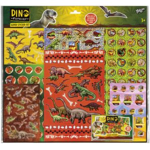 Conjunto de 400 autocolantess Dino