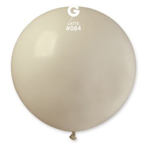 1 Balão Creme latte Pastel Naturals de 100 cm GEMAR
