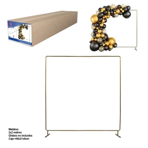 Estrutura de metal quadrada para Arcos de balões 2m