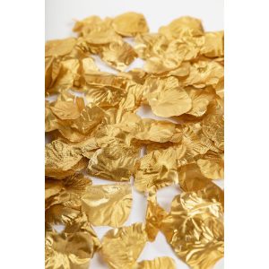 144 Pétalas De Rosa – Ouro Metalizado