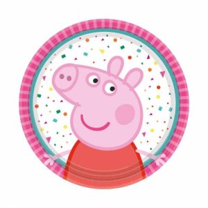 8 Pratos Porquinha Peppa