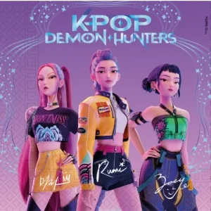 20 Guardanapos KPop Demon Hunters 33cm
