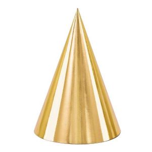 Chapéus De Festa Gold Metalizados