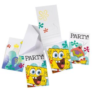 Convites Bob Esponja