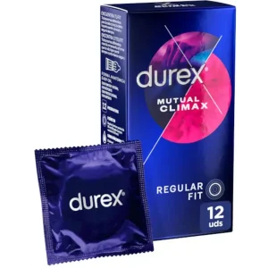 Durex Mutual Climax Preservativos, 12 Saqueta 1Unidade(s)
