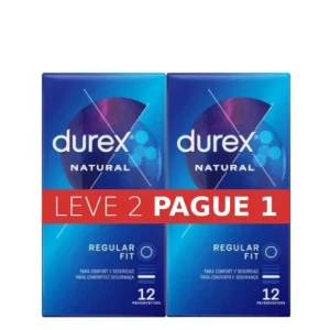 Durex Natural Plus Preservativos c/ Oferta 2ª Embalagem 2 x 12 preservativos