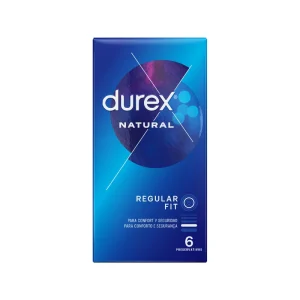Durex Natural Plus Preservativo, 6 Unidades