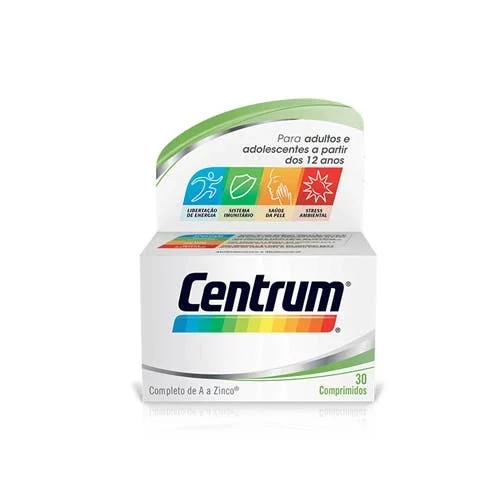Centrum Comprimidos revestidos, 30Unidade(s) 12A+