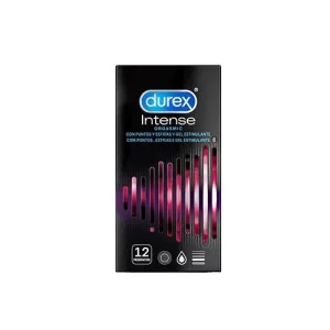 Durex Intense Orgasmic Preservativo orgasmo intenso, 12 Saqueta 1Unidade(s)