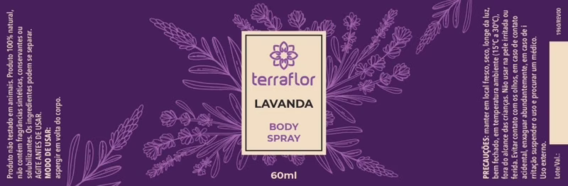 Body Spray de Lavanda Terraflor – 60ml - Image 4