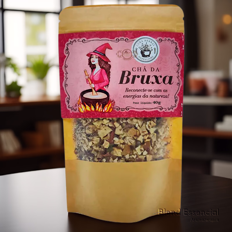 Chá da Bruxa com Canela, Cravo e Maça Cura Herbal – 40g