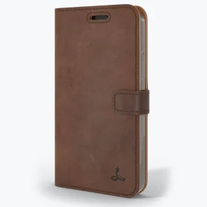 Apple iPhone 12 - Vintage Leather Wallet Phone Case