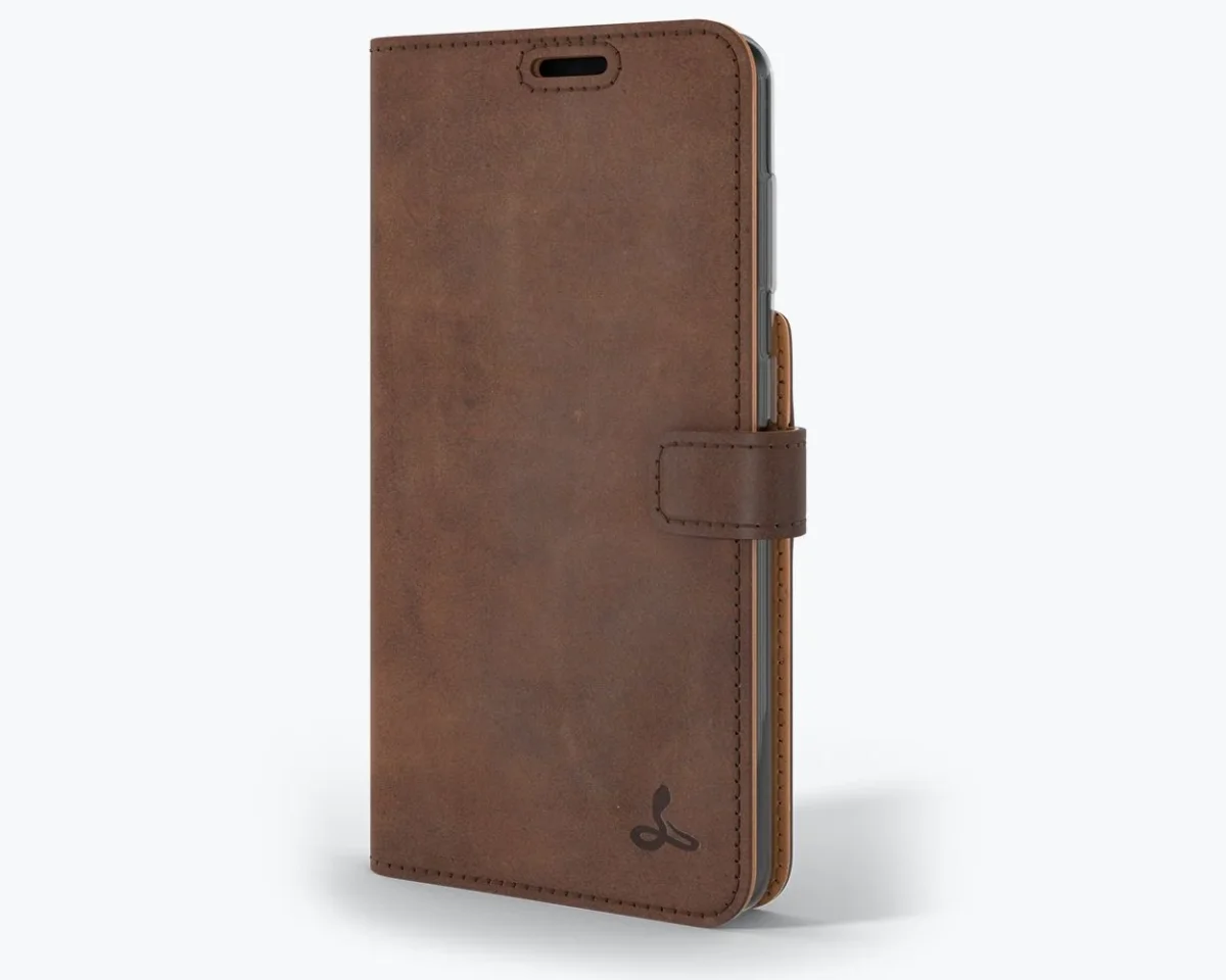 Samsung Galaxy S21 - Vintage Leather Wallet Phone Case - Image 2