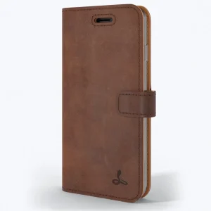 Apple iPhone 8 - Vintage Leather Wallet Phone Case