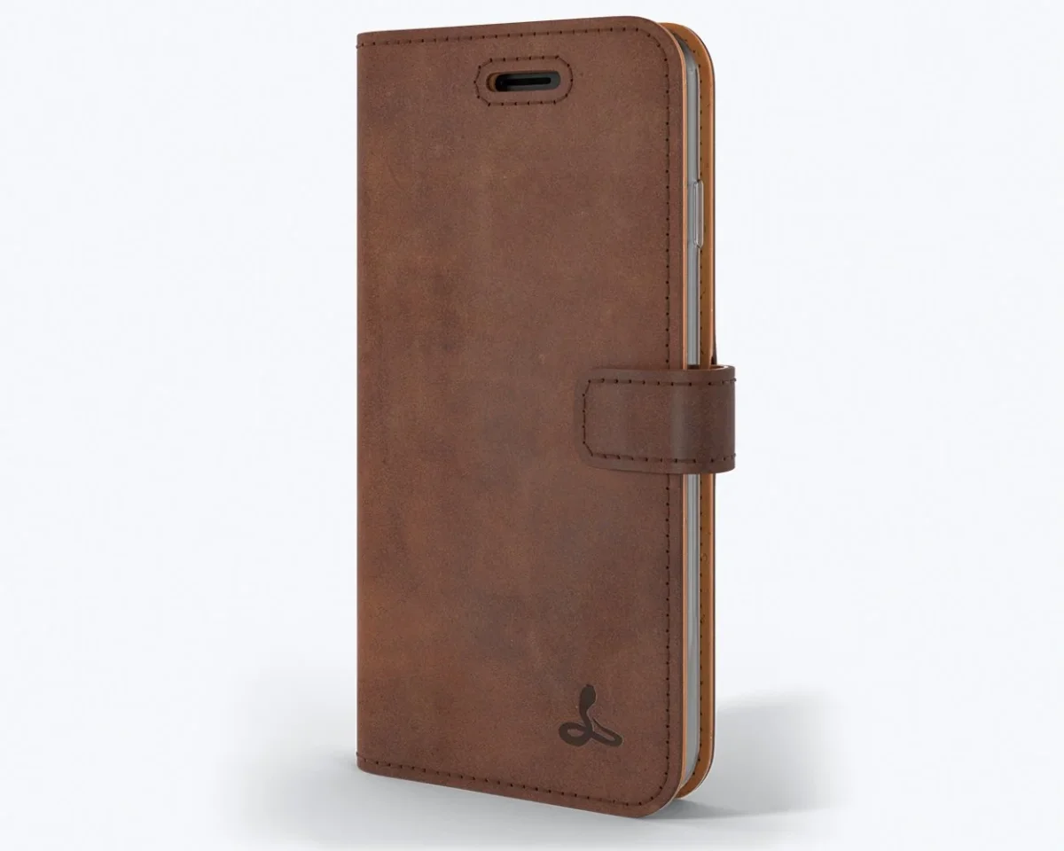 Apple iPhone 8 - Vintage Leather Wallet Phone Case - Image 2