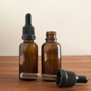 Frasco de Vidro Âmbar Conta-Gotas para Sinergias – 20ml