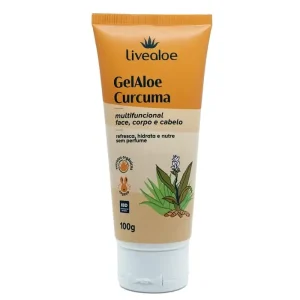 GelAloe Curcuma Livealoe (Acalma, Hidrata e Regenera)