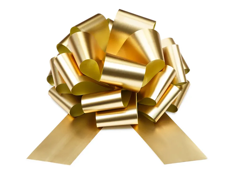 Laço Dourado grande de 40cm - Image 2