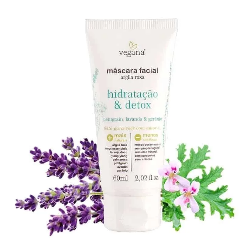 Máscara Facial Argila Roxa Hidratação e Detox WNF - Image 2