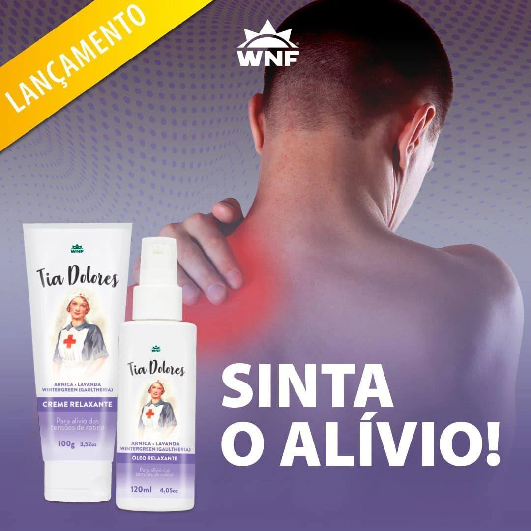 Óleo Relaxante Tia Dolores Para Dores Musculares(120ml) WNF - Image 5