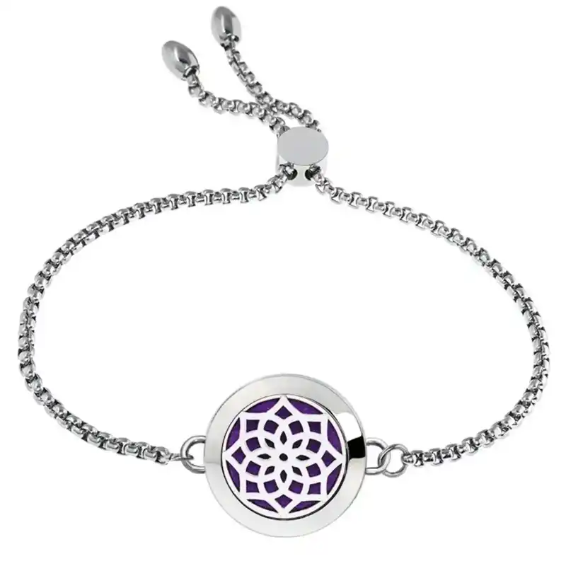 Pulseira Difusora Mandala Aço Inox Premium 316L – 20mm - Image 7