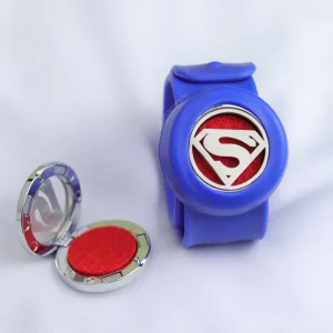 Pulseira Difusora Infantil Superman para Óleos Essenciais