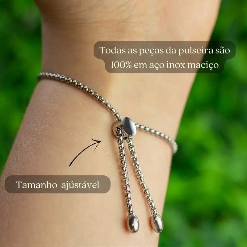 Pulseira Difusora Coração Aço Inox Premium 316L – 20mm - Image 9
