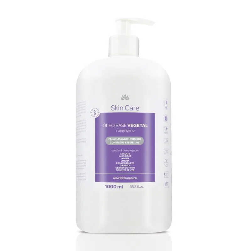 Óleo Vegetal Base Premium com 8 Óleos Vegetais Puros WNF – 1 litro