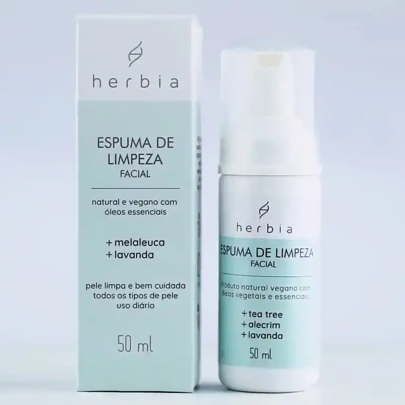 Espuma de Limpeza Facial Herbia – 50ml - Image 6