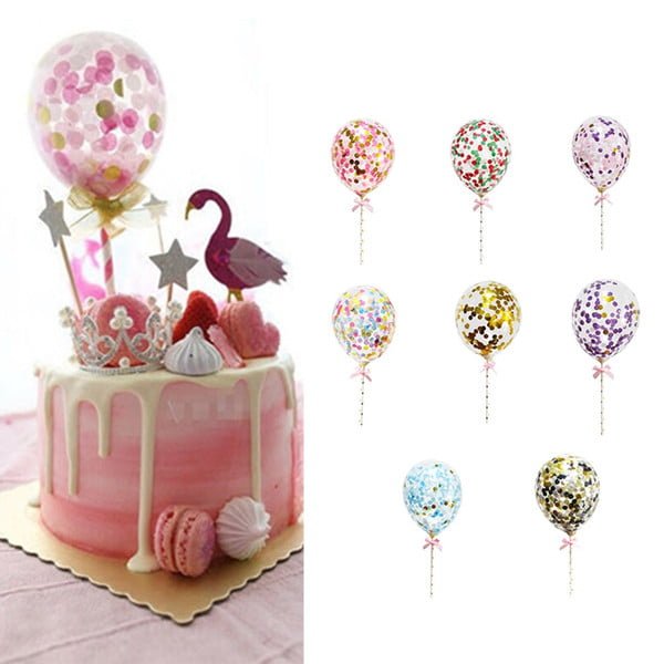 5 Topos Para Bolos – Balões Com Confettis