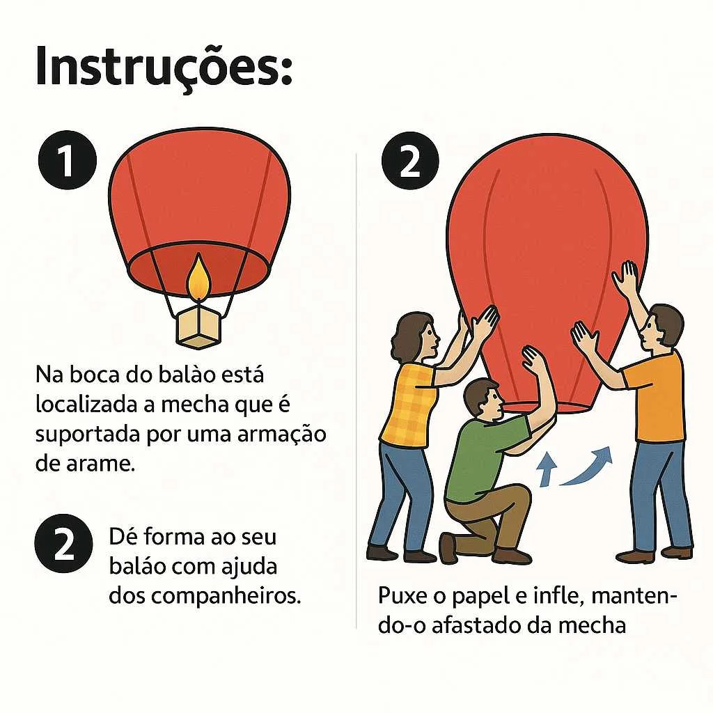 25 Lanternas De São João 90Cm – Cores sortidas - Image 5