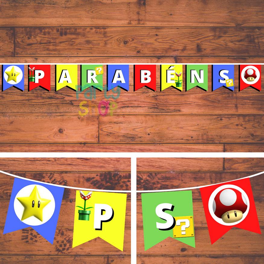 Bandeirola Para O Tema Super Mario - Image 2