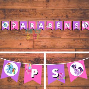 Bandeirola Para O Tema My Little Pony