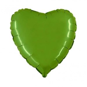 Balão Coração Foil 45 Cm – Verde