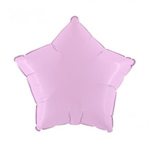 Balão Estrela Foil 45 Cm – Rosa Bebé