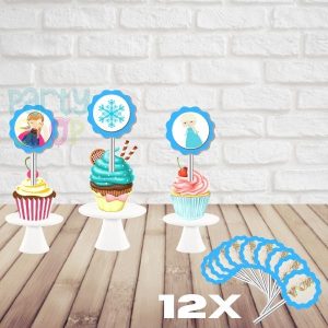 Mini Toppers Para Festa De Frozen