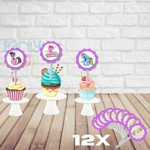 Mini Toppers Para Festa De My Little Pony