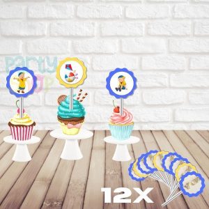 Mini Toppers Para Festa De Ruca