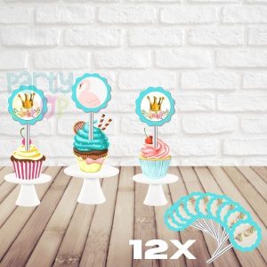 Mini Toppers Para Festa De Cisne