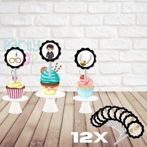 Mini Toppers Para Festa De Harry Potter