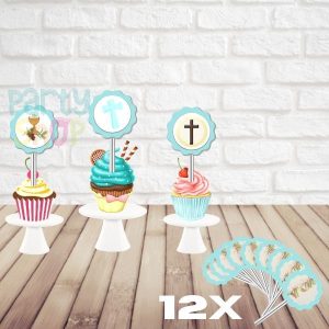Mini Toppers Para Festa De Comunhão