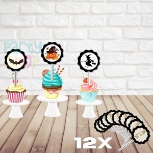 Mini Toppers Para Festa De Halloween