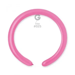 100 Balões Rosa Neon de modelar de 260 Q GEMAR