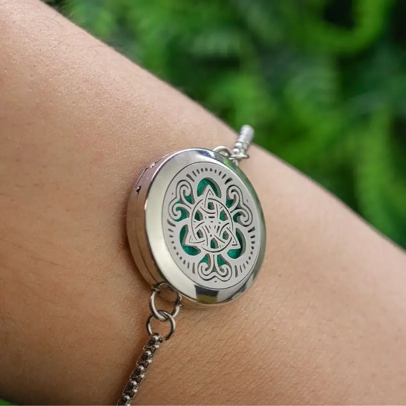 Pulseira Difusora Elo Celta Aço Inox Premium 316L- 25mm