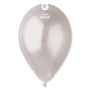 100 Balões Pérola Metalizados de 28 cm GEMAR