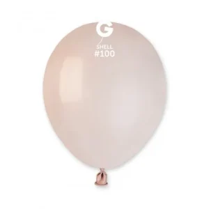 100 Balões Rosa pastel Shell pequenos de 13 cm GEMAR