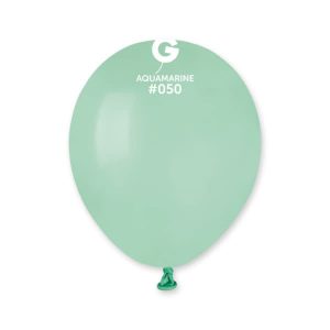 100 Balões Verdes água pequenos Pastel Standard de 13 cm GEMAR