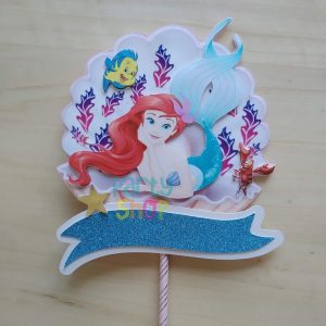 Topo de bolo Ariel