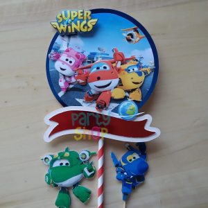 Topo de bolo Super wings