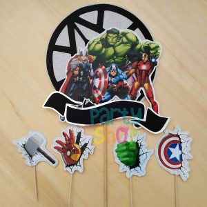 Topo de bolo Avengers